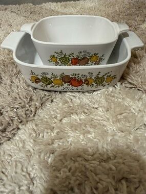 Vintage Spice of Life Corning Ware Dishes